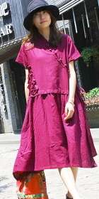 Ethnic Loose A-line Dress (CM)