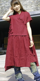 Ethnic Loose A-line Dress (CM)