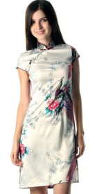 Cup-sleeve Short-length Cheongsam (CM)