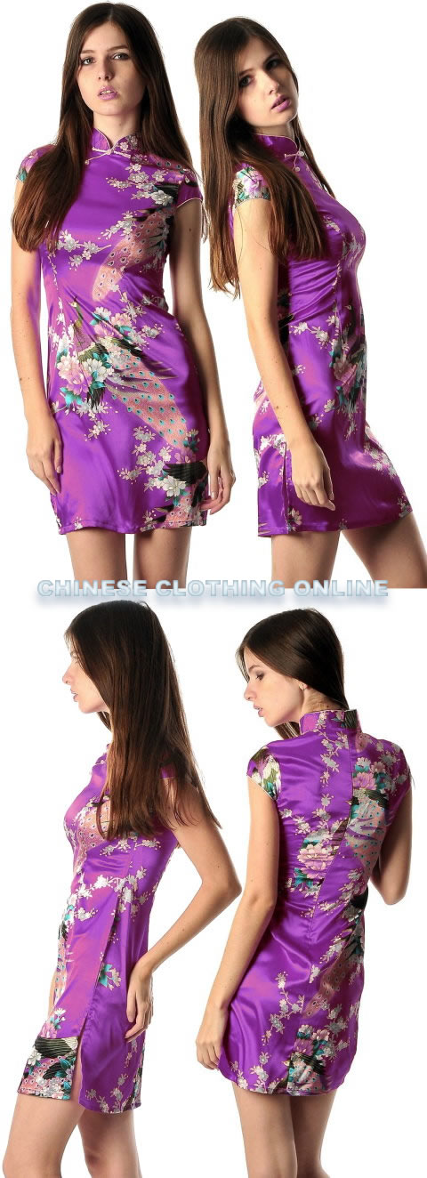 Cup-sleeve Short-length Cheongsam (CM)