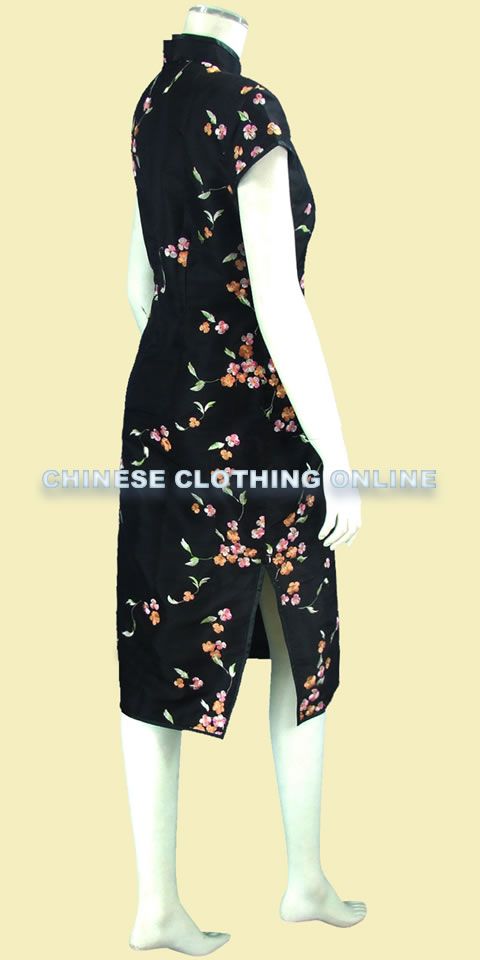 Cup-sleeve Mid-length Cheongsam (CM)