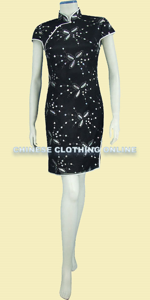 Short-sleeve Mid-length Cheongsam (CM)