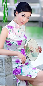 Sleeveless Mid-length Cheongsam (CM)