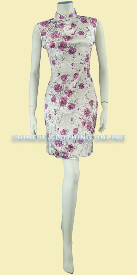 Sleeveless Mid-length Cheongsam (CM)