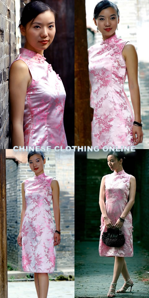 Sleeveless Mid-length Cheongsam (CM)