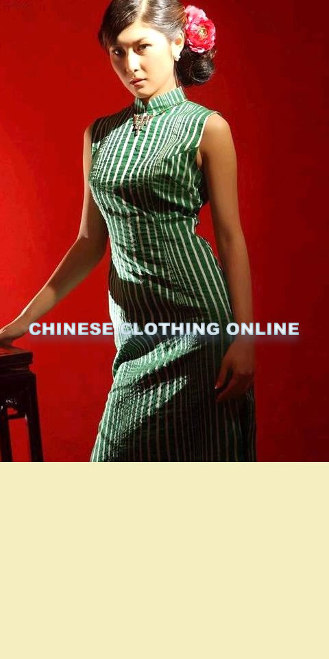 Sleeveless Mid-length Cheongsam (CM)