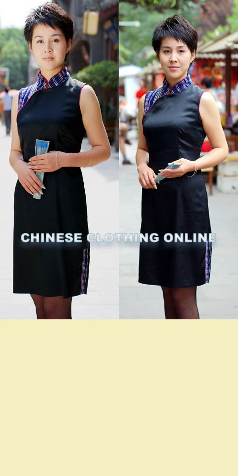 Sleeveless Mid-length Cheongsam (CM)