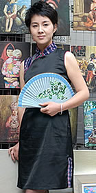 Sleeveless Mid-length Cheongsam (CM)