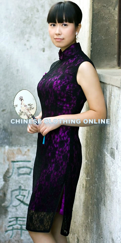 Sleeveless Mid-length Cheongsam (CM)