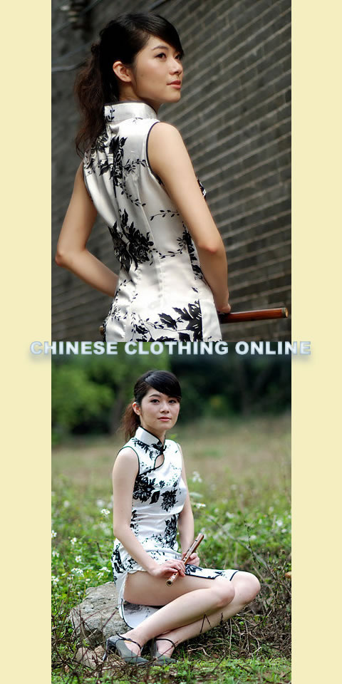 Sleeveless Mid-length Cheongsam (CM)