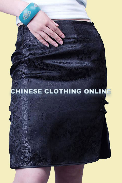 Cheongsam Style Short Embroidery Skirt (CM)