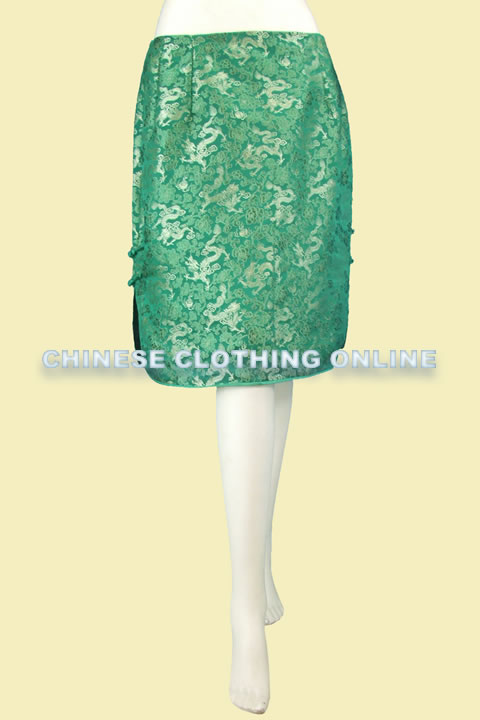 Cheongsam Style Short Embroidery Skirt (CM)