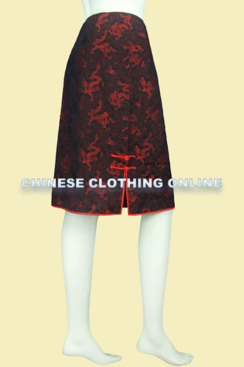 Cheongsam Style Short Embroidery Skirt (CM)