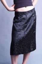 Cheongsam Style Mid-length Embroidery Skirt (CM)
