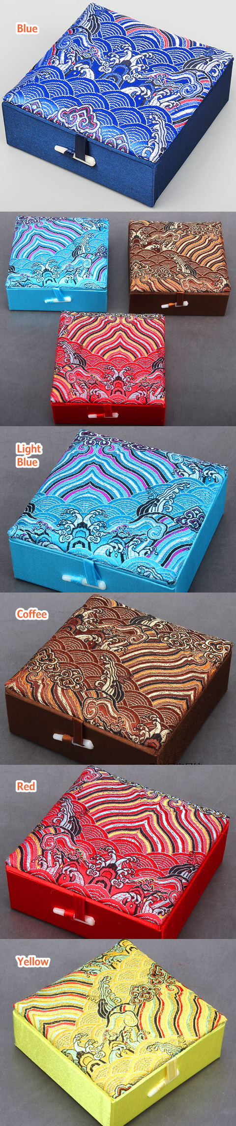 Brocade Jewelry Box (Multicolor)