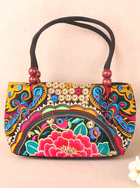 Ethnic Embroidery Handbag