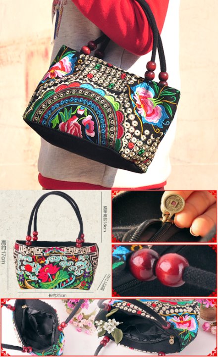 Ethnic Embroidery Handbag