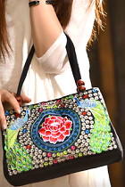 Ethnic Embroidery Handbag