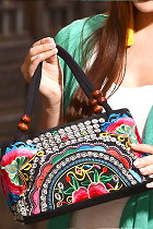 Ethnic Embroidery Handbag