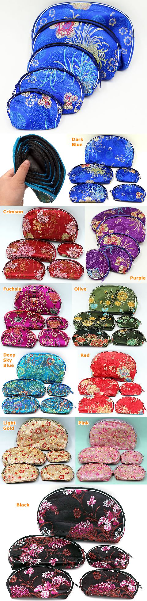 Ethnic Purse/Mini-handbag Set (5-piece)