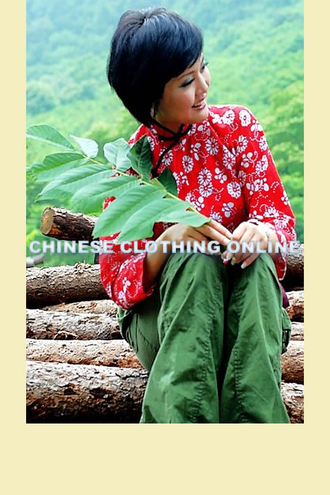 Long-sleeve Mandarin Blouse (CM)