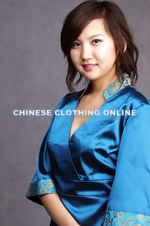 Long-sleeve Mandarin Blouse (CM)