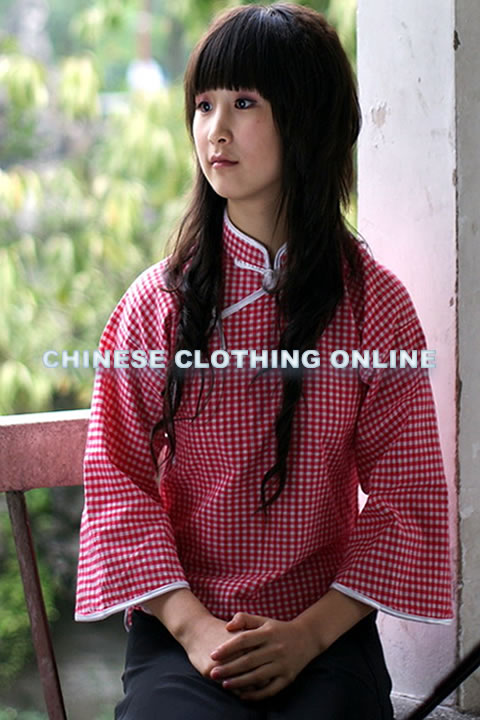 Long-sleeve Mandarin Blouse (CM)