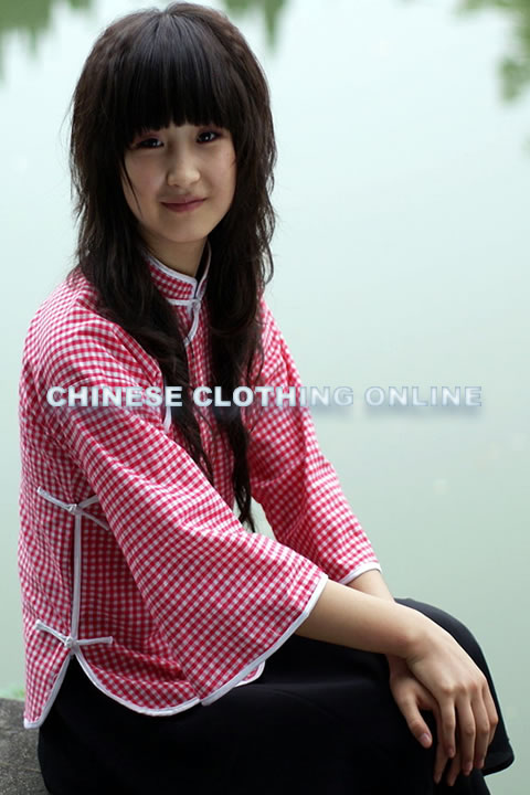 Long-sleeve Mandarin Blouse (CM)