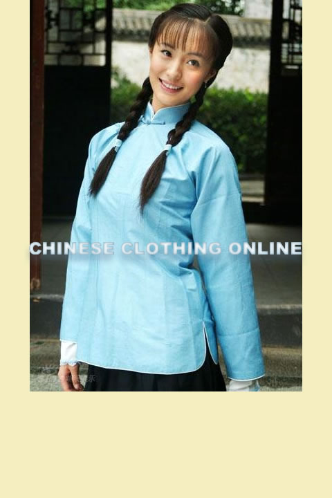 Long-sleeve Mandarin Blouse (CM)