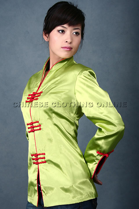 Long-sleeve Mandarin Blouse (CM)