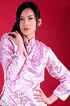 Long-sleeve Mandarin Blouse (CM)