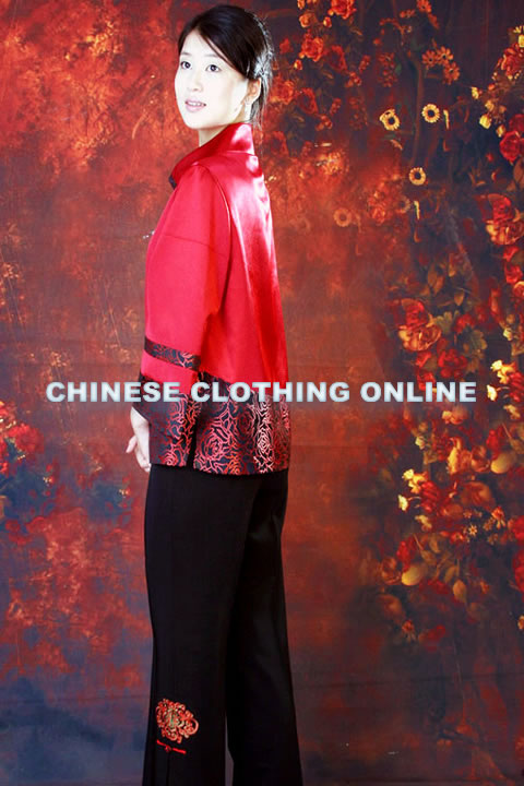 Long-sleeve Mandarin Blouse (CM)