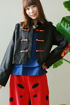 Ethnic Elbow Patch Blouse/Jacket (CM)