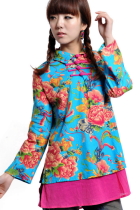 Long-sleeve Mandarin Blouse (CM)