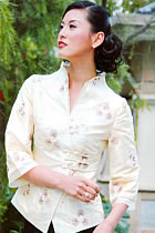 3/4-sleeve Mandarin Blouse (CM)