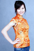 Cup-sleeve Mandarin Blouse (CM)