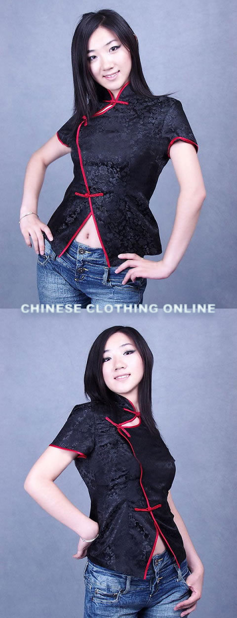 Short-sleeve Mandarin Blouse (CM)