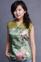 Sleeveless Mandarin Blouse (CM)