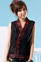 Sleeveless Mandarin Blouse (CM)