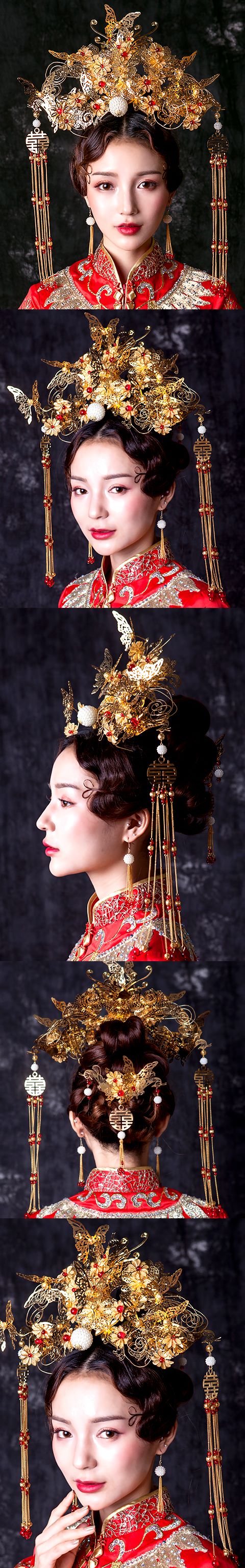 Luxurious Crown Style Headgear Set