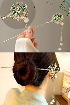 Exquisite Archaic Style Buyao (Hairpin with Single Pendants)