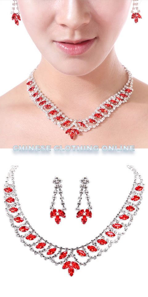 Bridal Necklace and Earrings Set