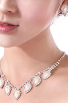 Bridal Necklace and Earrings Set