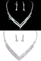 Bridal Necklace and Earrings Set