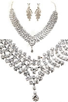 Bridal Necklace and Earrings Set