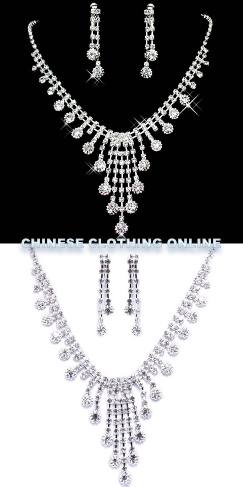 Bridal Necklace and Earrings Set