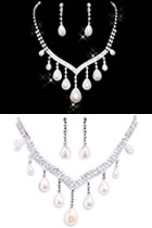 Bridal Necklace and Earrings Set