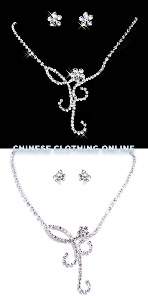 Bridal Necklace and Earrings Set