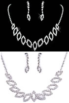 Bridal Necklace and Earrings Set