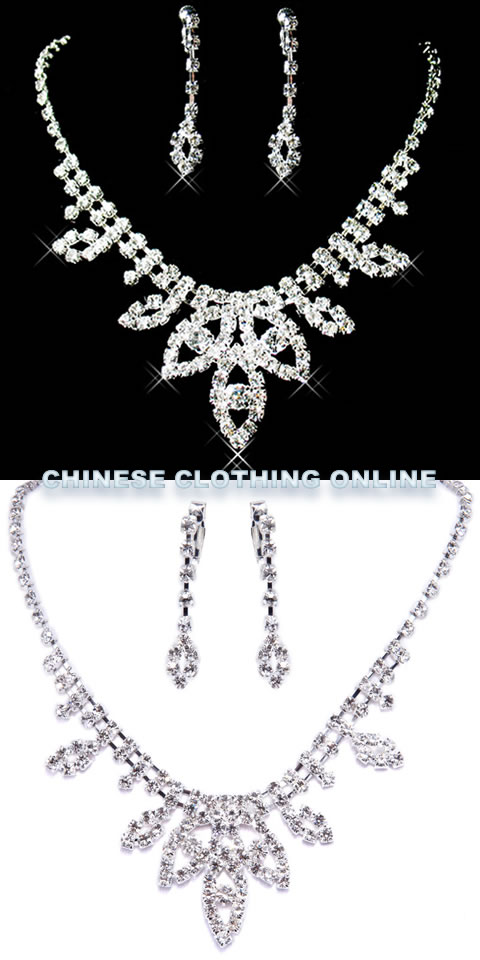 Bridal Necklace and Earrings Set